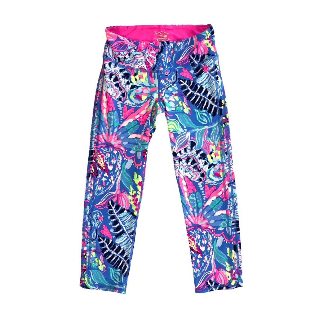 Lilly Pulitzer cropped leggings active Luxletic XS